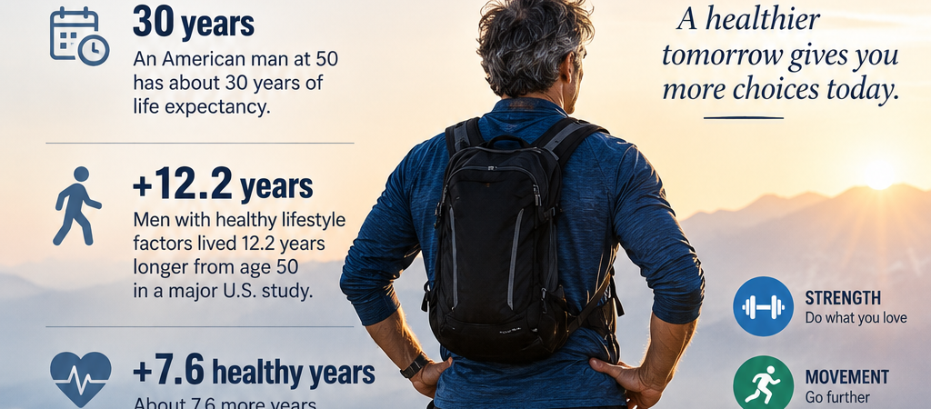 At 50, You May Have 30 Years Left. How Many Will Be Healthy?